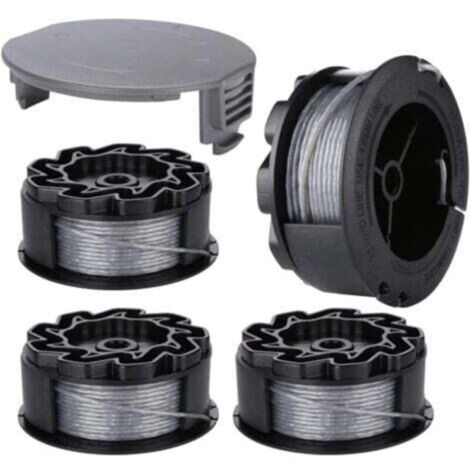 Bobina di filo per decespugliatore BOSCH UniversalGrassCut 18 18-26 18-260 F016800570 con coperchio (4 pezzi)