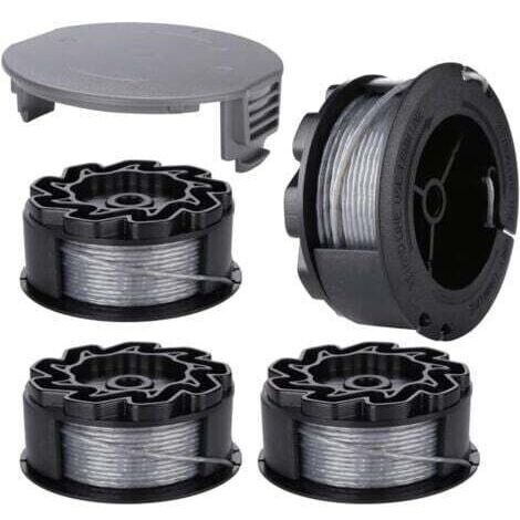 Bobina di filo per decespugliatore BOSCH UniversalGrassCut 18 18-26 18-260 F016800570 con copertura (4 pezzi)