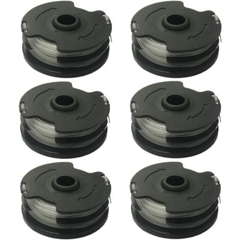 AIPERQ Bobina di filo YMYNY per Parkside PRTA 20-Li A1 / B2 / C3 Bobine di filo di ricambio per decespugliatore a batteria LIDL Parkside PRTA 20-Li A1 / B2 / C3, PRT 300 A1, PRT 550 A1 / A3 (6 pezzi)