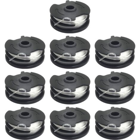 Bobina di ricambio per decespugliatore PRTA 20 Li C3, bobina di ricambio da 0,08" e copertura Parkside IAN351753 Tagliaerba a batteria (10 bobine)