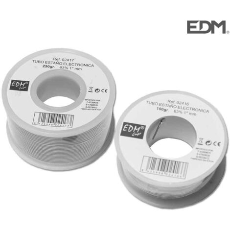 Bobina di stagno 250gr 63% 1mm edm