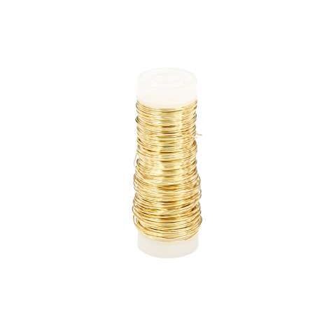 Bobina Filo Oro Diametro Mm.0,30 Gr.50