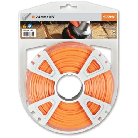Bobina filo pentagonale colore arancio STIHL diametro 2.4 mm decespugliatore  97 m