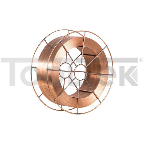 BOBINA FILO RAMATO 0,8mm 15Kg SALDATURA GAS ACCIAIO SALDARE SALDATRICE