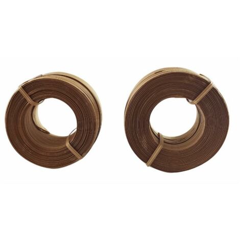 Bobina in plastica marrone mt 90 per leg