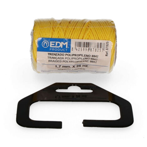 Bobina in polipropilene intrecciato EDM 8842 25 m Giallo