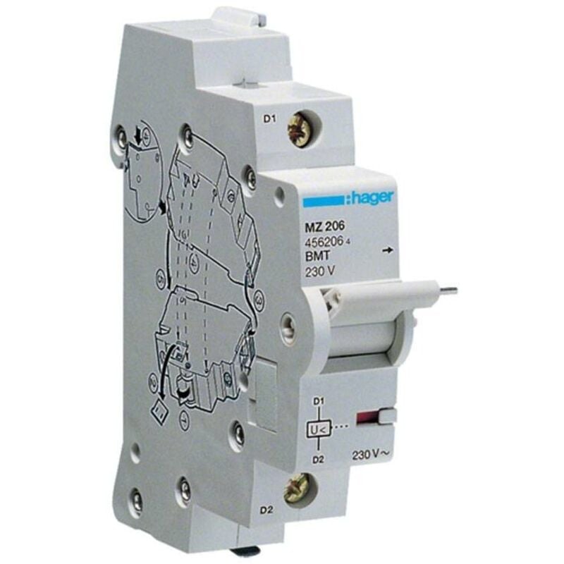 

Bobina mínima para int. M/N/HM/ML 230 V~ HAGER MZ206