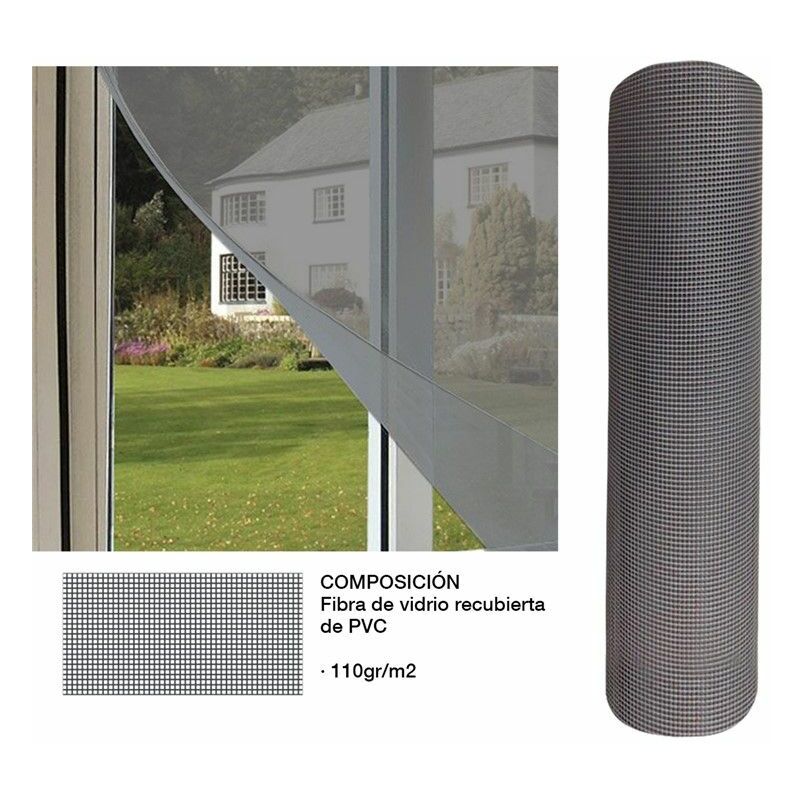 

Bobina Mosquitera Gris 0,80X30M