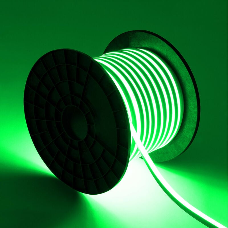 

Bobina Neón LED Regulable Flexible 120LED/m 50m Verde IP65