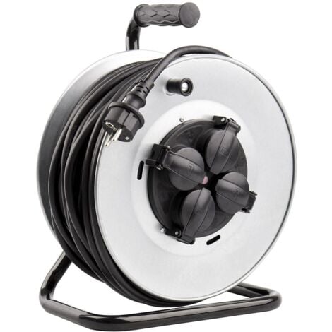 25 Metri Cavo Prolunga Da Giardino 10m-50m - IP20, 3x1.5mm&sup2;, 250V/10A, Colore Arancione Per Uso Esterno E Interno Time And Eternity