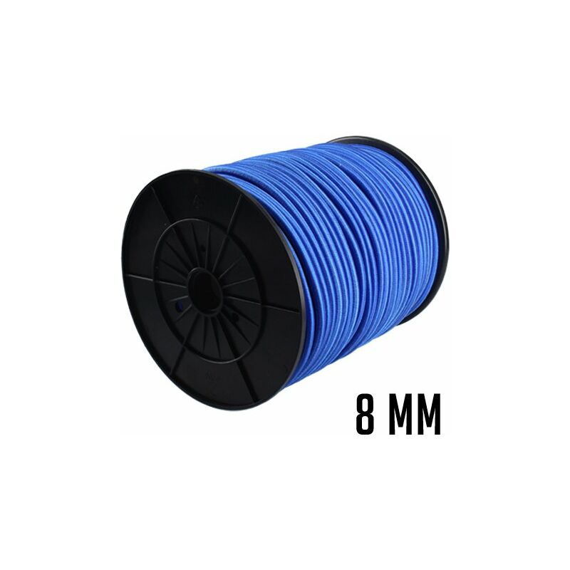 

Bobina Pulpo De Goma Ø8Mm X 100M Azul