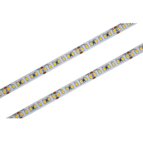 Bobina Striscia LED 24V da 10 Metri, 12W/M, Dimmerabile PWM, Tagliabile ogni 5cm, IP20, Efficienza 160lm/W, CRI80, CE, Larghezza 8mm, 4000K Bianco Neutro MS12464