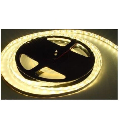 Bobina Striscia Led 5050 Flessible 5 Mt External Internal Light Ip65 Strip