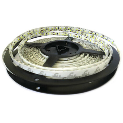 Bobina Striscia Led Sfondo Bianco Biadesivo Siliconato 40W 12V Bianco Neutro 4500K