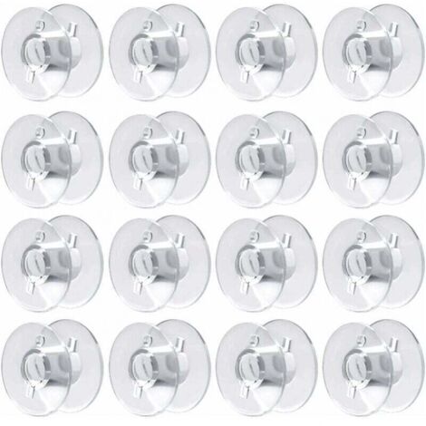 Bobinas de plástico para máquina de coser, para Brother, Singer, Kenmore, Janome y la mayoría de las máquinas de coser, 50 unidades