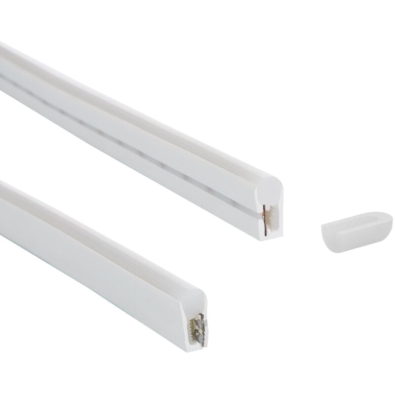 Bobine 100m Néon led 12V 110 LED/m Largeur 12mm Freecut pour Enseigne de Néon led Blanc neutre