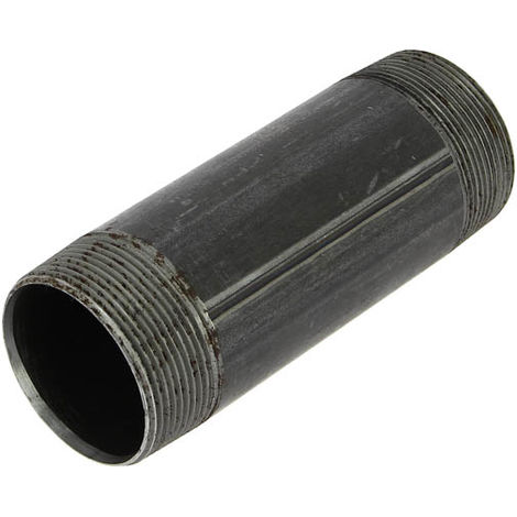 Bobine acier noir longueur 150mm filetage conique Mâle 2"