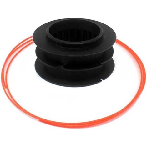 Bobine avec fil nylon pour débroussailleuse Husqvarna 123L 128L 128R 128RJ 223L 323L Tête de T35 -