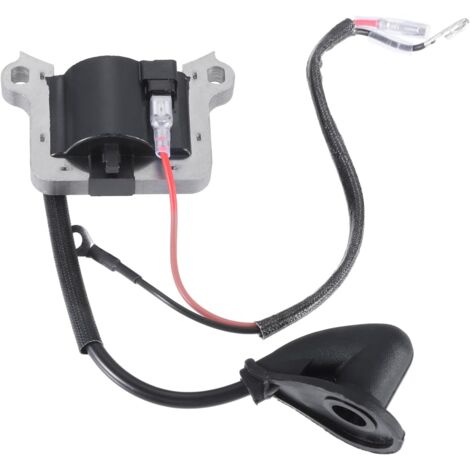 Bobine d'Allumage 62mm pour Débroussailleuse, Bobine Allumage avec Câble pour Multifonction 4 en 1, Tondeuse, Coupe-Herbe, Taille-Haie 43CC 52CC