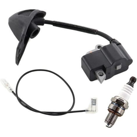 Bobine d'allumage avec bougie d'allumage pour souffleur de feuilles Stihl BG56 BG56C SH56 BG86 BG86C SH86 C Remplace 4241 400 1307, 4241 1306 B, 4241 400 1318