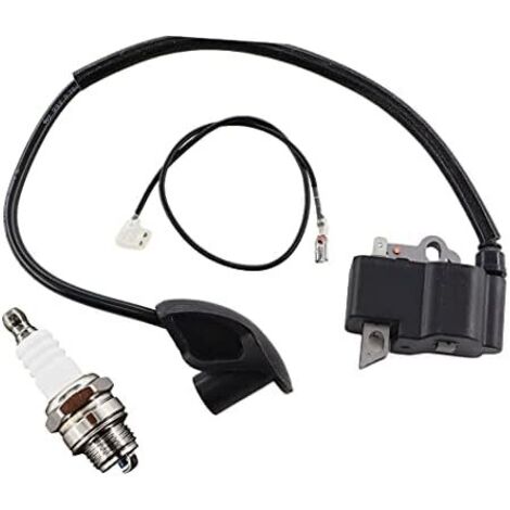 Bobine dallumage avec bougie dallumage pour STIHL FS120 FS120R FS200 FS200R FS250 FS300 FS350 FR350 BT120 BT120C BT121 BT121Z FS202 débroussailleuse remplace 4134 400 1301
