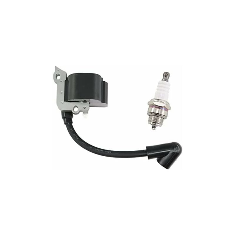 Bobine dallumage avec bougie dallumage pour Stihl FS38 FS46 FS45 FS55 FC55 FC55Z FC55-DZ HL45 HL45Z HL45-DZ HS45 HS45Z KM55 KM55RZ KM55C KM55R