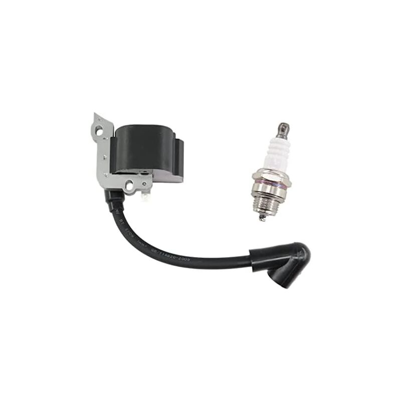 Bobine dallumage avec bougie dallumage pour Stihl FS38 FS46 FS45 FS55 FC55 FC55Z FC55-DZ HL45 HL45Z HL45-DZ HS45 HS45Z KM55 KM55RZ KM55C KM55R