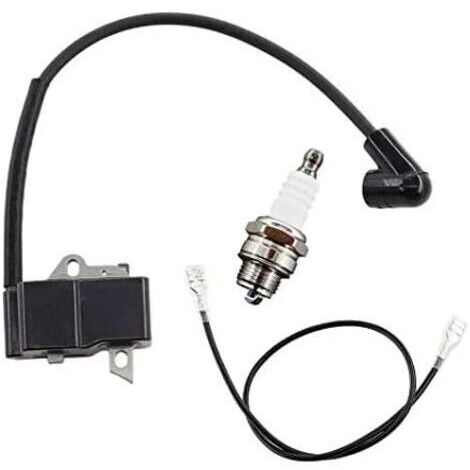 Bobine d'allumage avec bougie pour débroussailleuse Husqvarna 128R 128L 128LD 125C 125L 125E 125R – Performance fiable et efficace - 545046701