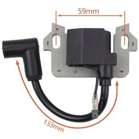 Bobine d'allumage avec bougie pour moteur de tondeuse Honda GCV160, GCV135, GCV190, GSV160, GSV190, GC135, GC160, GC190 et GC160A