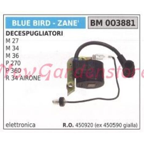 Bobine d'allumage Blue Bird pour débroussailleuses M 27 34 36 P270 360 R 34 003881
