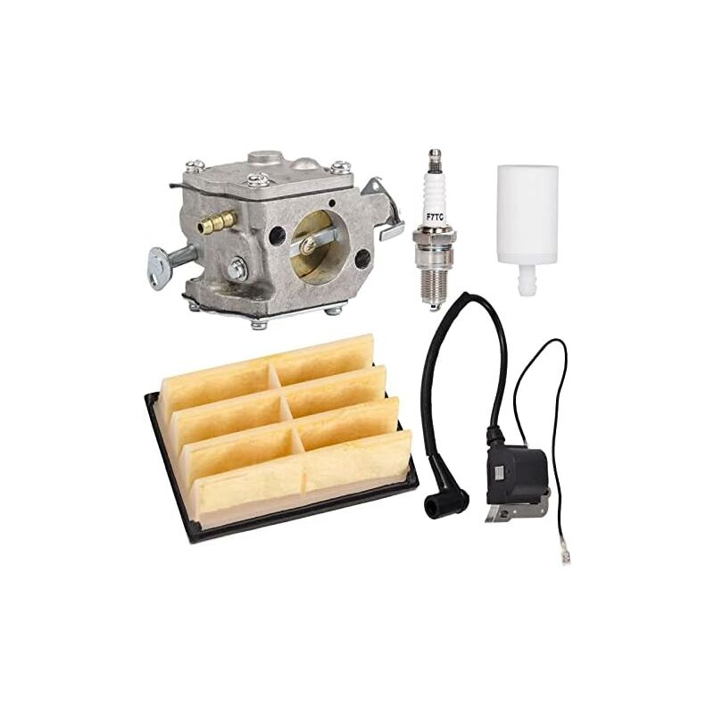Bobine d'allumage de carburateur de Rechange avec Filtre à air et Bougie d'allumage pour tronçonneuse 268 272 272XP