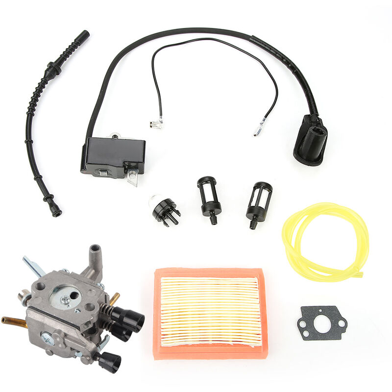 Eosnow - Bobine d'allumage de filtre de carburateur pour débroussailleuse stihl FS120 120r FS200 FS250 FS300 FS350