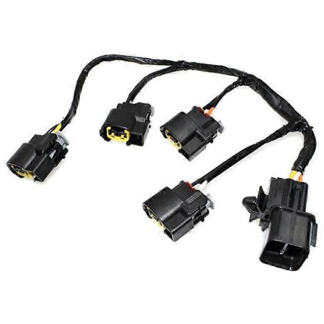 Bobine d'allumage haute pression avec faisceau de rallonge pour 27350-2B000, câble d'extension d'allumage compatible Hyundai Kia, remplacement 273502B000.