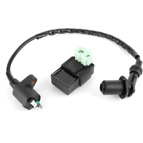 Bobine d'allumage + Module de boîte CDI de remplacement adapté pour PIT PRO Quad Dirt Bike ATV GY6 moteur.