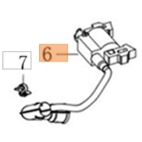 Bobine d'allumage ORIGINALE pour moteur de tondeuse EMAK K805 G 53 PK COMFORT