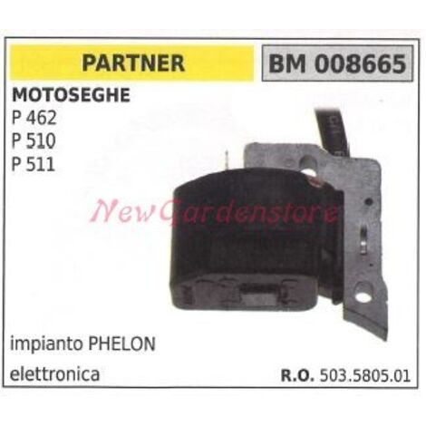 Bobine d'allumage PARTNER pour moteurs de tronçonneuses P 462 510 511 008665