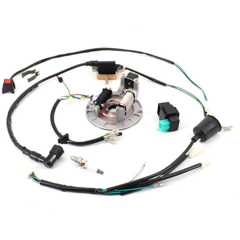 Bobine d'allumage pour 50-110cc kick start JH70 faisceau électrique bougie haute pression système CDI