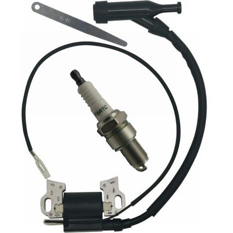 Bobine d'allumage pour moteur GX390 et clones 420cc 301cc avec jauge et bougie F6RTC