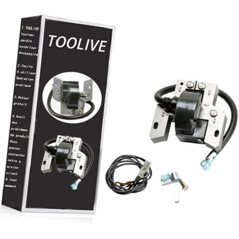 Bobine d'allumage pour tondeuse Briggs Stratton Remplacement direct pour modèles 591420 398593 496914 793281 Installation facile
