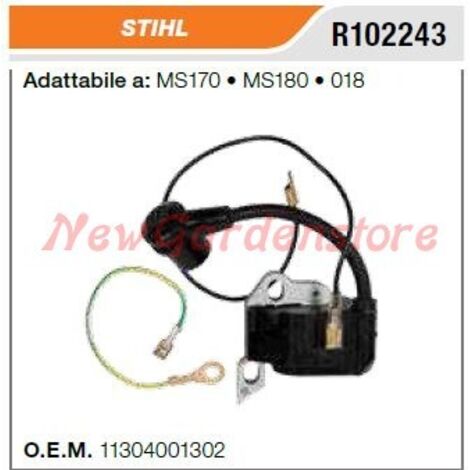 Bobine d'allumage pour tronçonneuse STIHL MS170 180 08 R102243