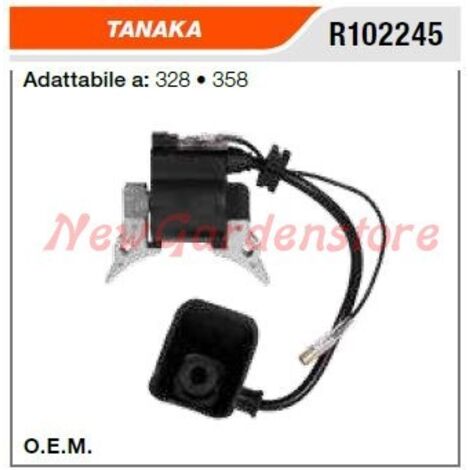 Bobine d'allumage TANAKA débroussailleuse 328 358 R102245