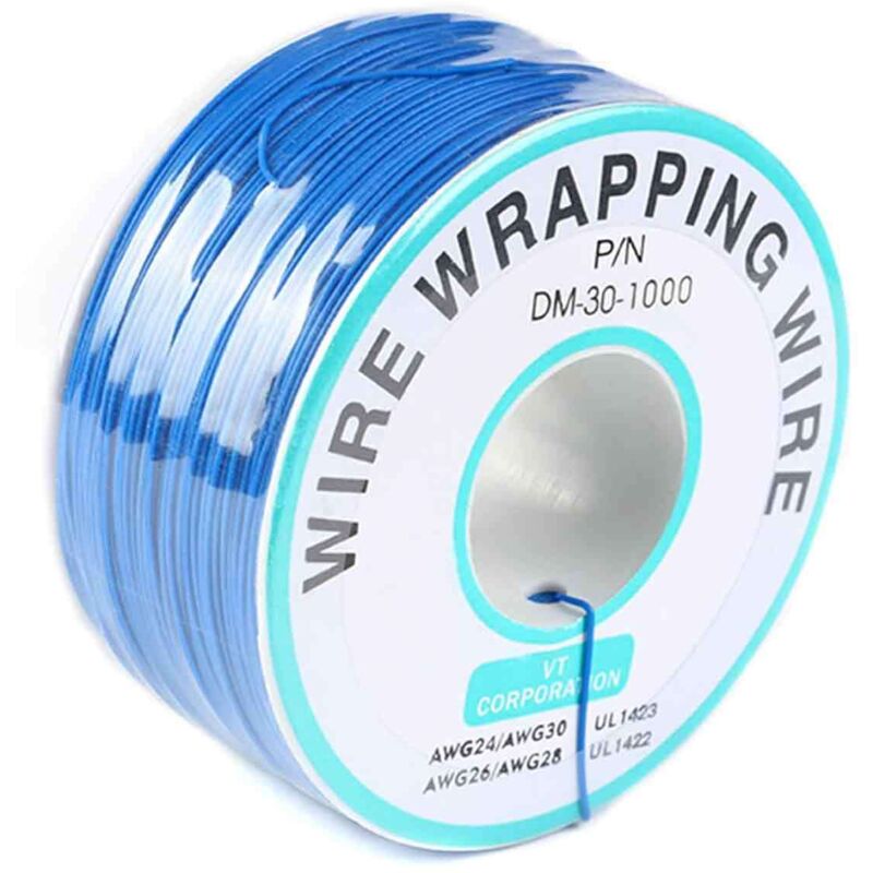 Bobine de câble anti-fugue de 200 m x 0,25 mm², fil AWG30, pour clôtures électriques, peut être utilisée pour créer une barrière pour les colliers de