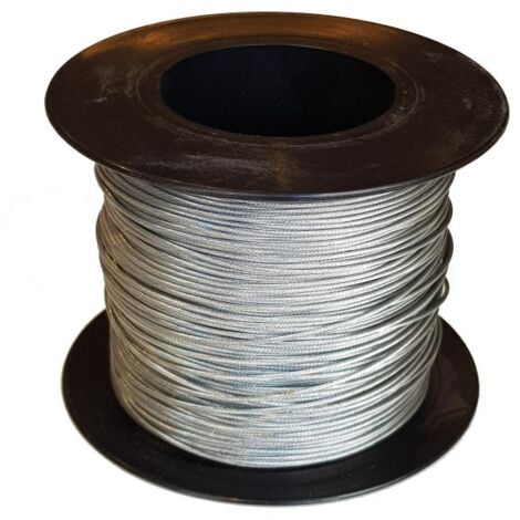 Bobine de câble en acier 1,2 mm 100 m – Pour systèmes de suspension – Charge maximale adaptée aux objets lourds – Confection sur mesure – Arti Teq - MM 100 ML