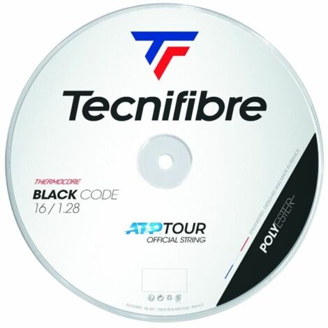 Bobine de cordage - TECNIFIBRE - Black Code 1.28mm - 200m - Monoconducteur - Noir