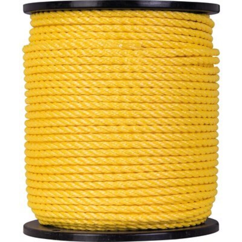 Cordage polypropylène Corderies Tournonaises - 4 torons - 35 m x 16 mm