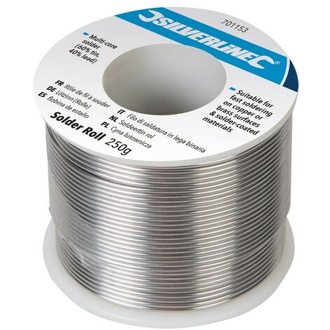 Fil à Souder 1mm Bobine Étain Sans Plomb Soudure Electrique Electronique Flux