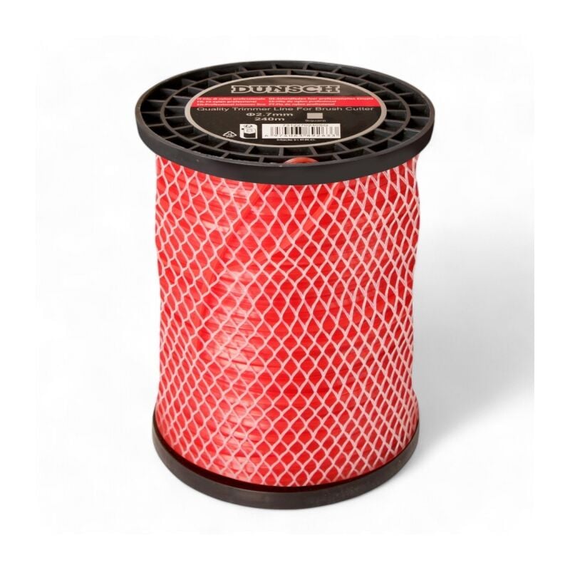 Bobine de fil carré pour débroussailleuse 2,7mm 240m - DUNSCH 7312270240SQ