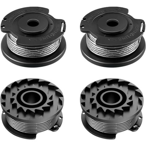 Bobine de Fil Convient pour Bosch F016800569/F16800385,Rechange Coupe Bordure pour Bosch EasyGrassCut 18/18-230/18-26/18-260/23/26/18V-230/18V-26/18V-260, Art 23SL/26SL/2300/23-28(4 Bobine)