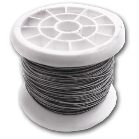 Bobine de fil d'argent n°6 - 0,40 mm x 50 m