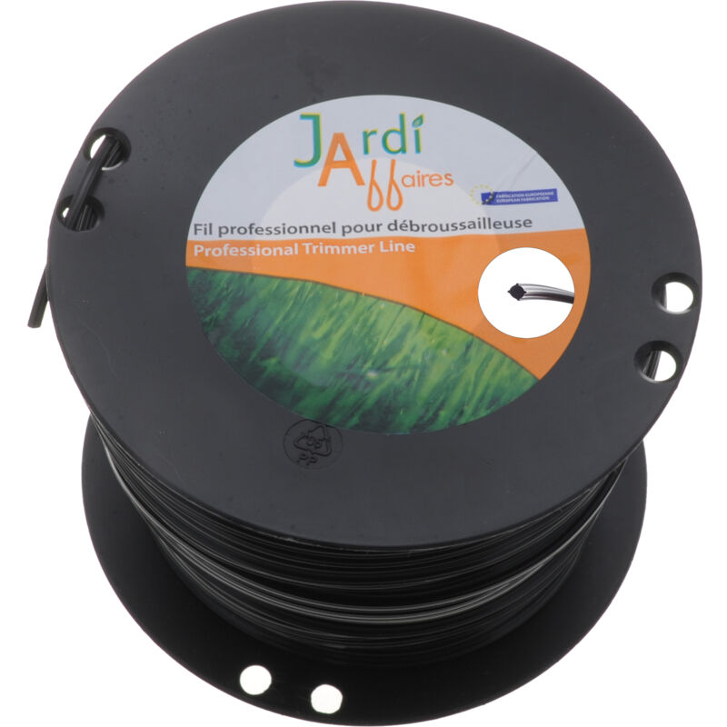 Bobine de fil Extra Pro Carré pour débroussailleuse 3mm x 109 mètres